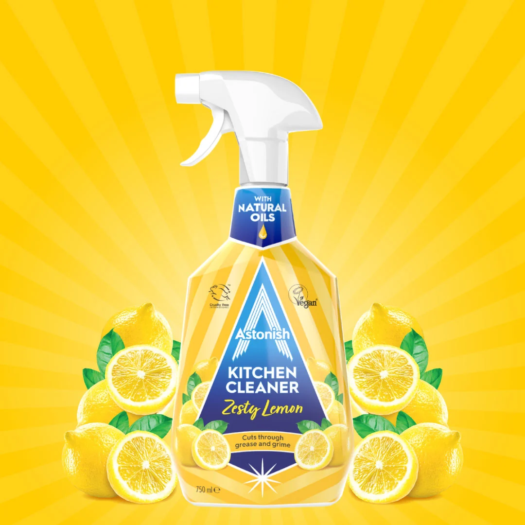 Astonish Kitchen Zesty Lemon 750ml