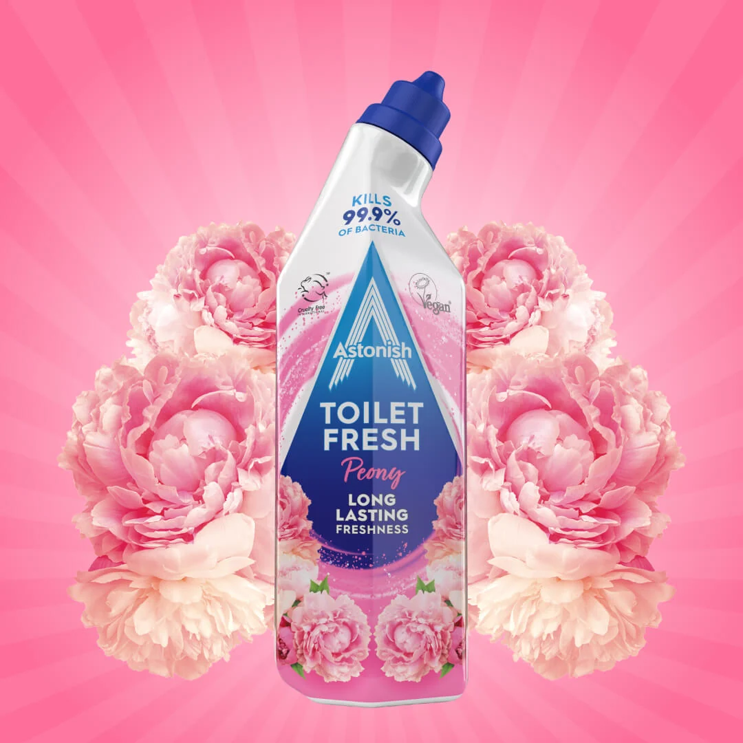 Astonish Toilet Gel Pink Peony 750ml
