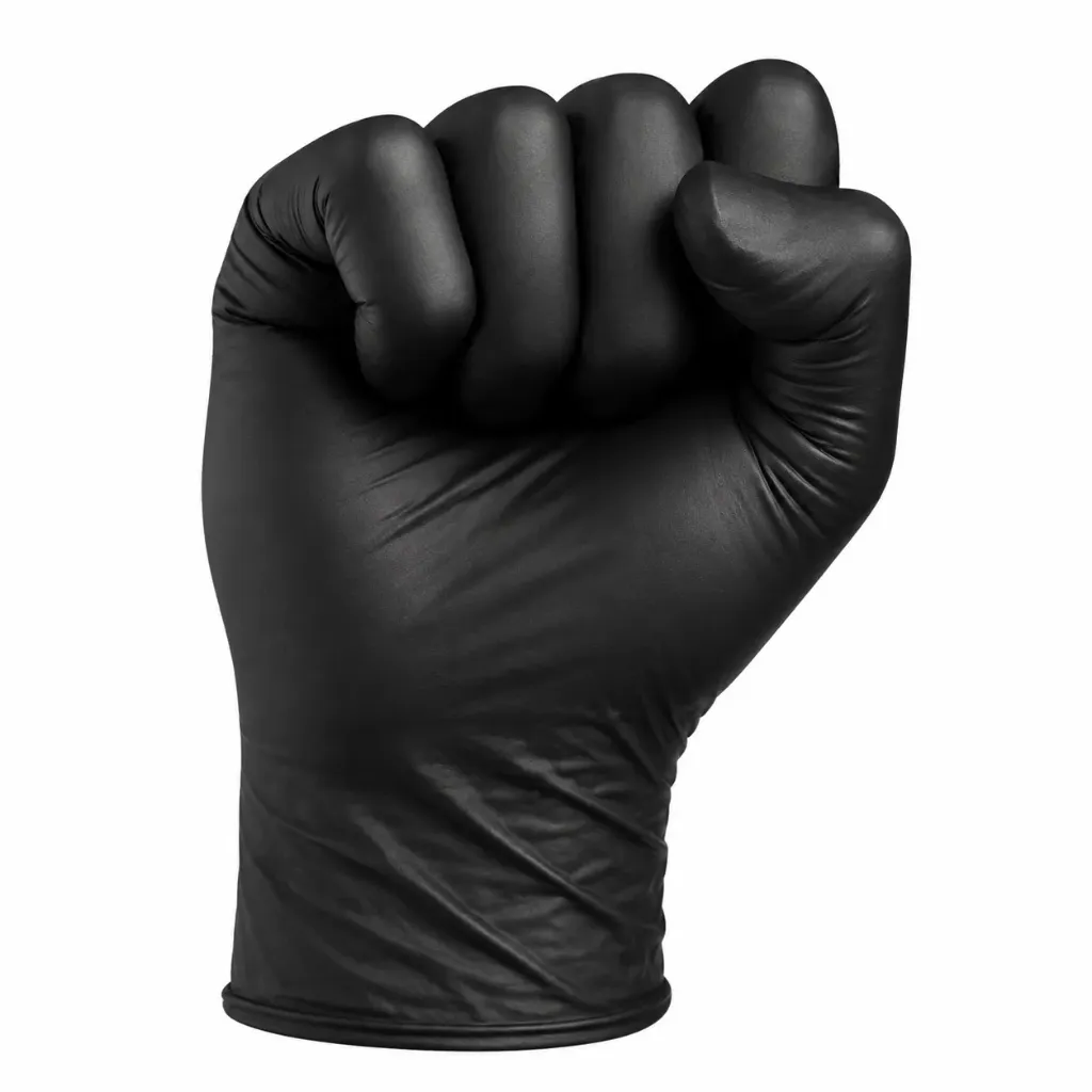 Black Nitrile Gloves - Powder Free - Heavy Duty