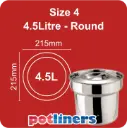 Potliner - Size 4