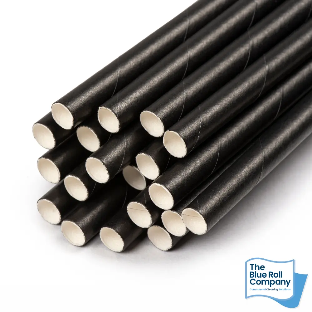 Black Paper Straw - 20cm