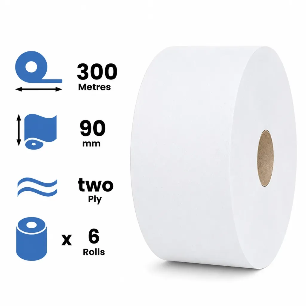 Jumbo Toilet Roll (2.5" / 60mm)