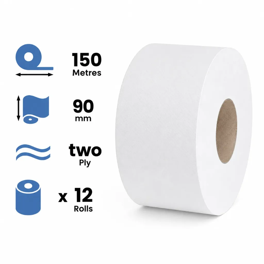 Mini Jumbo Toilet Roll (2.5" / 60mm)