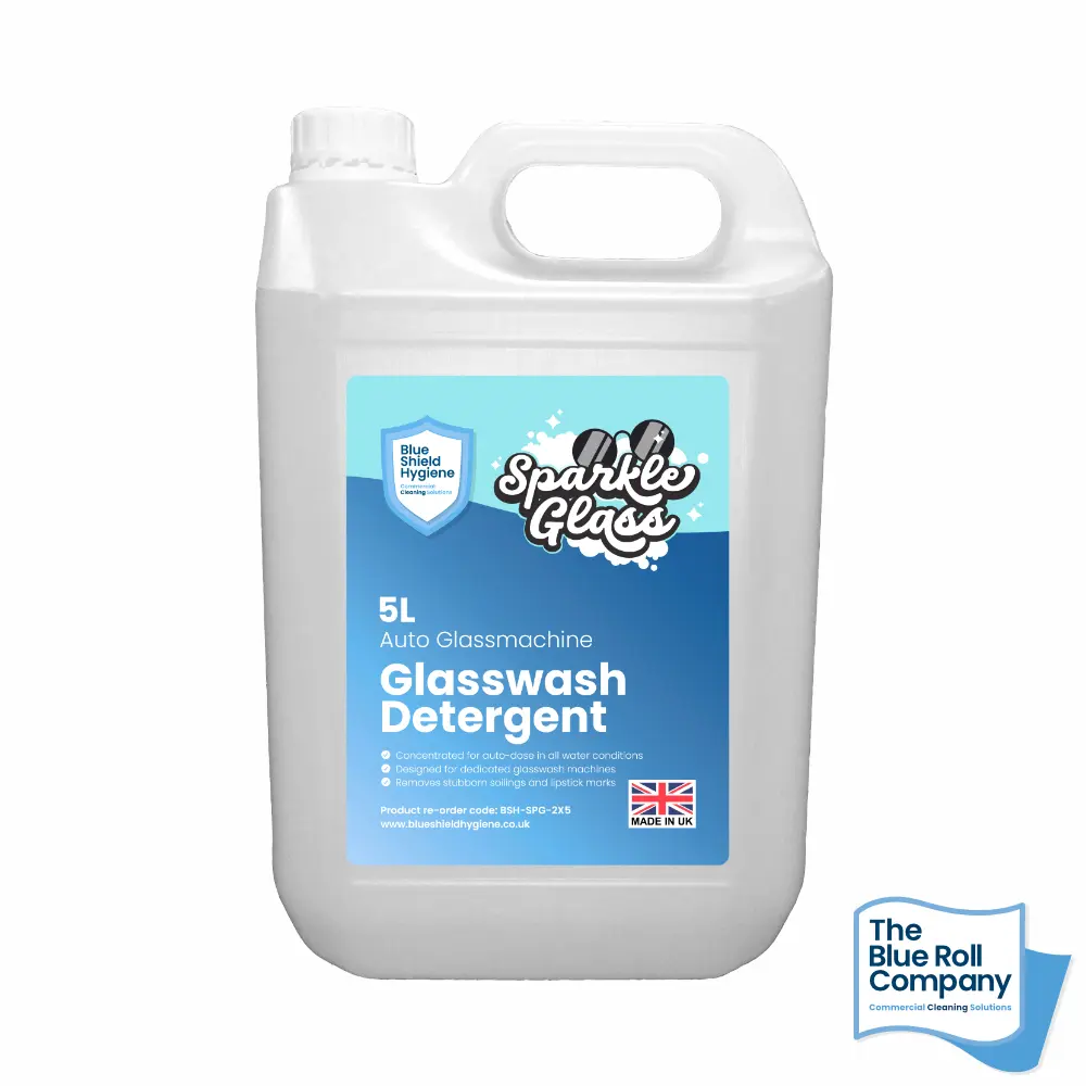 [BSH-SPG-2x5L] Sparkle Glass™  - Glasswash Detergent (5L) (2 x 5 Litre)