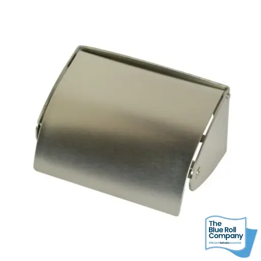 Single Flap Toilet Roll Holder -  Stainless Steel