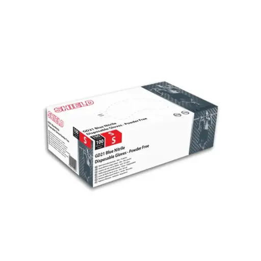 Powder Free Blue Nitrile Gloves